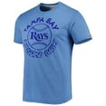 thumbnail image 2 of Men's Homage Light Blue Tampa Bay Rays Hyper Local Tri-Blend T-Shirt, 2 of 3