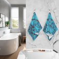 thumbnail image 7 of GZHJMY Different Butterflys Bath Hand Towel Soft Washcloth Highly Absorbent Fingertip Towels for Bathroom Beach Kitchen Sports Gym Yoga Travel (2-Pieces Towel Sets, 28x16 inch), 7 of 7
