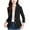Black, variant on Women's Blazers Long Sleeve Button Elegant Blazer Jackets Lightweight Loose Work Lapel Suit Coat with Pockets (Beige,M)