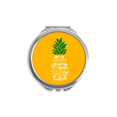 thumbnail image 1 of Pineapple Stand Tall Be Sweet Yellow Quote Hand Compact Mirror Round Portable Pocket Glass, 1 of 3