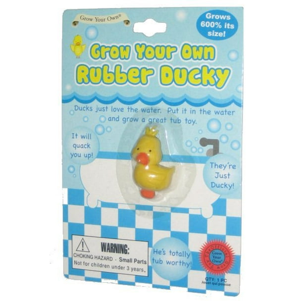 Grow Your Own Rubber Ducky Duck Toy (Grows 600 It's Size!) Walmart
