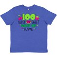 thumbnail image 3 of Inktastic One Hundred Super Sweet Days of School Youth T-Shirt, 3 of 5
