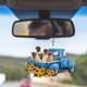 thumbnail image 4 of Decoración hogareña Gwong creativa colgante decoración visual efecto acrílico linda forma de coche colgando widget para el hogar Gwong 21075734, 4 of 6