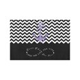 thumbnail image 4 of MKHERT Black Colorblock Chevron Zigzag with Anchor and Infinity Quotes Placemats Table Mats for Dining Room Kitchen Table Decoration 12x18 inch,Set of 6, 4 of 4