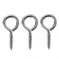 thumbnail image 3 of Masteelf Screw Eye Pin for Jewelry Making 50pcs Silver Carbon Steel Findings for Crafting Durable Small, 3 of 8