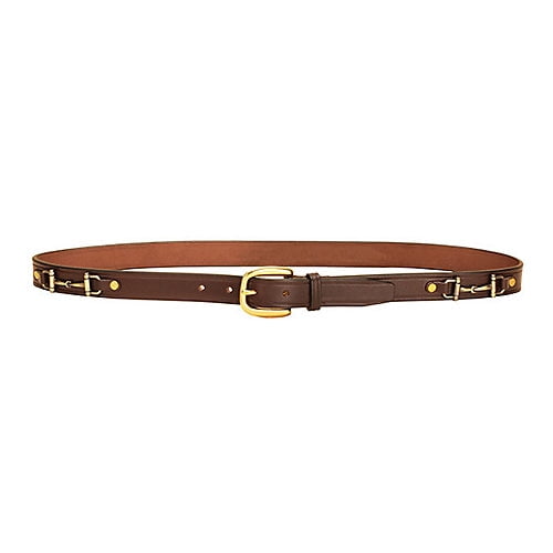 Tory Leather 1 Inch Snaffle Bit Belt 1x32 Havana