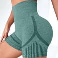 thumbnail image 2 of Leggings For Women Womens Leggings 3d Anti Cellulite High Waist Sculpting Yoga Fitness Workout Pants Athletic Seamless Summer Yoga Leggings Green L, 2 of 5