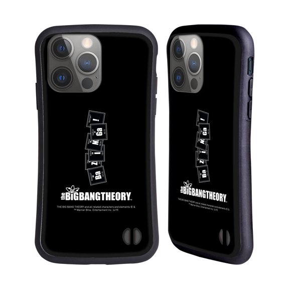 Head Case Designs Officially Licensed The Big Bang Theory Bazinga Elements Hybrid Case Compatible with Apple iPhone 14 Pro