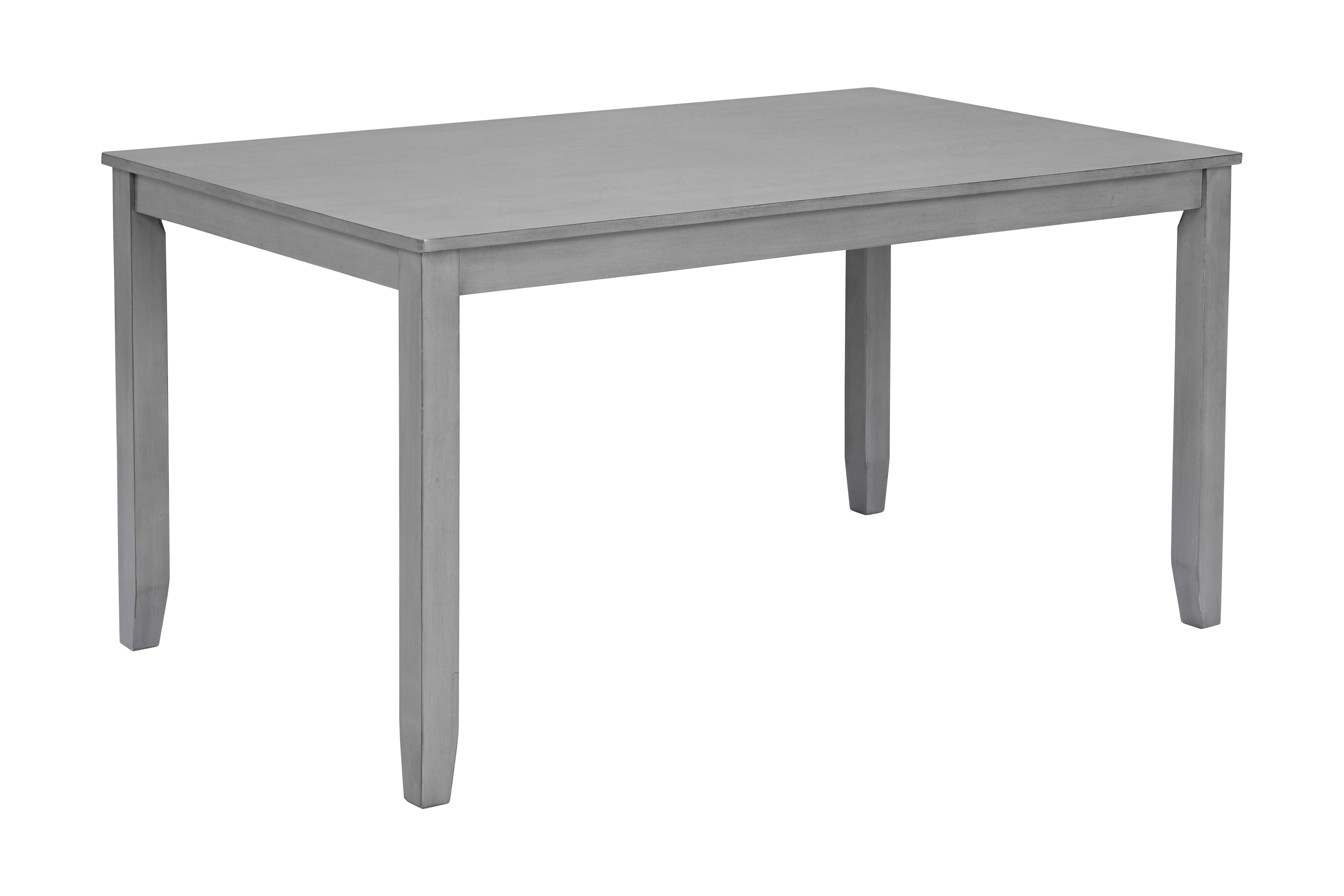 HOQBN Rectangular Dining Table,45.5" Wooden Kitchen Table for 4-6,Space-Saving Kitchen Table for Kitchen & Living Room,