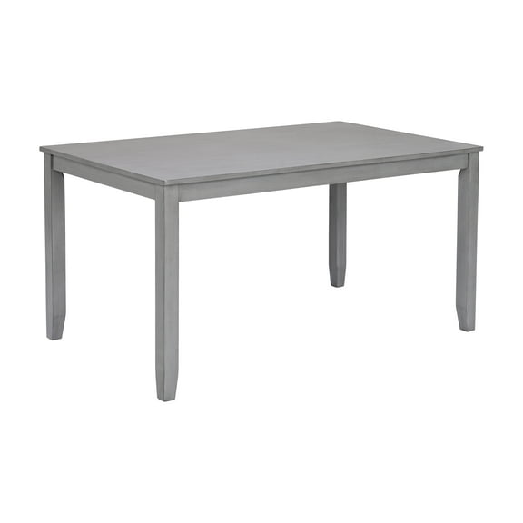 Xukmct Square Dining Table for 4 Person, Wooden Dining Table for Living Room, Dining Room, Gray