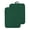 Dark green, variant on HOMEIORA 2 Pack Oven Pot Holder with Pocket Cotton Heat Resistant Coaster Potholder Kitchen Hot Pad Oven Mitts for Cooking Square 7" x 9", Dark Green