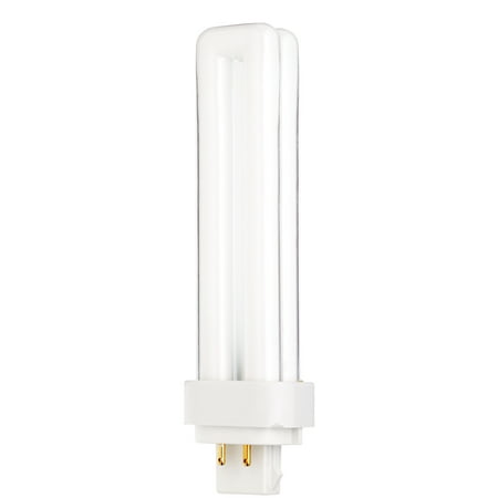 

Satco Lighting S6733 Single 18 Watt T4 G24 Compact Fluorescent Bulb - Frosted