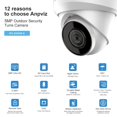thumbnail image 2 of Anpviz 4pcs 5MP 4K POE IP Camera Outdoor Night Vision 30m CCTV Video Surveillance IP67 Max 256GB SD Card H.265+ Built-in Mic Audio, 2 of 8