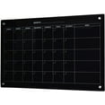 thumbnail image 1 of Audio-Visual Direct Ensemble de Tableau Blanc Calendrier en Verre - 90 x 120 cm - (Magnétique, Noir), 1 of 6