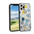 thumbnail image 1 of Compatible with iPhone 12 Pro Max Phone Case, Geometric-Circles-143 Case Men Women, Flexible Silicone Shockproof Case for iPhone 12 Pro Max, 1 of 1