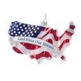 thumbnail image 2 of Noble Gems God Bless Our Heroes United States Glass Ornament NB1661, 2 of 3