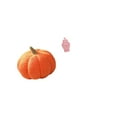 thumbnail image 6 of CoudarTitie Halloween Pumpkin Plush Cushion for Bedroom Sofa Decor and Ceramic Porcelain Jar Vase with Lid for Floral Arrangement and Party Display, 6 of 8
