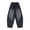 z11-Blue, variant on CAIXIA Boys Baggy Jeans Kids Straight Wide Leg Denim Pants Fashion Casual Loose Trousers Elastic Wasit Preppy Teen Clothes Streetwear
