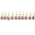 thumbnail image 2 of Halloween Decoration String Lights, Light up Ghost Garland, 8ft Battery Operated Ghost Lights with 10 LED for Mantle, Fireplace, Window, Porch, Party Indoor Outdoor Decor, 2 of 7