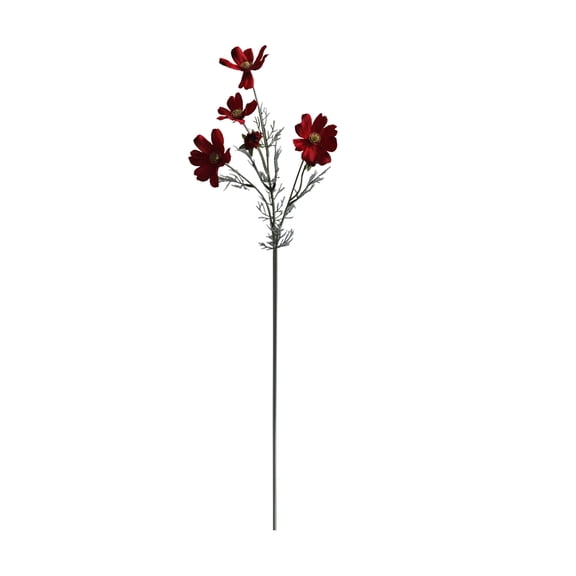 Artificial Flower - 60cm (Approx. 23.6inch) Faux Chrysanthemum Cosmos, Long Stem Fake Floral for Home Decor, Living Room, Bedroom, Office, Wedding, Party, Indoor Outdoor Decoration