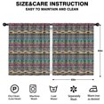 thumbnail image 2 of Blackout Kids Curtains,Boho Bohemia Geometric Line Art Childrens Insulated Curtains Set Of 2,Bedroom Essentials,Toddler Room Decor 52"x63"(132x160cm), 2 of 4
