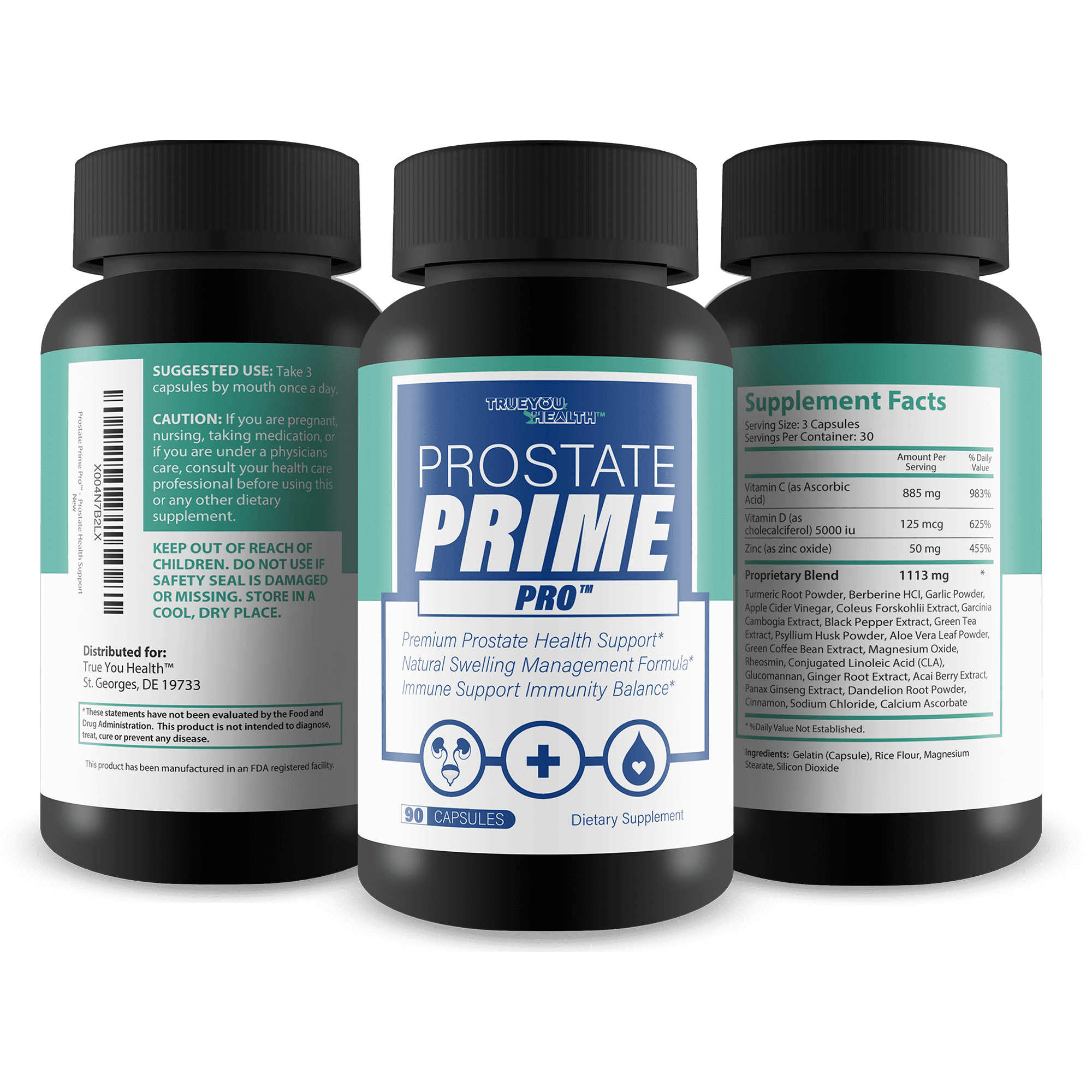 Prostate Prime Pro - Improved Formula - Our Best Prostate Support Supplement For Men Health - Natural Prostatitis Prostate Health - Natural Prostate Remedies - Men Prostate Vitamin Prostaprime Pills