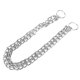 thumbnail image 2 of Collares de cadena de cuello de hierro para mascotas de doble fila, accesorios limitadores de correa para perros grandes, 2 of 13