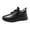 Black, variant on Mens Winter Boots Waterproof Casual Fleece Lined Windproof Snow Cotton Shoes Quick Elastic Lace Anti-Slip Thermal Walking Sneakers for Office Cold Weather