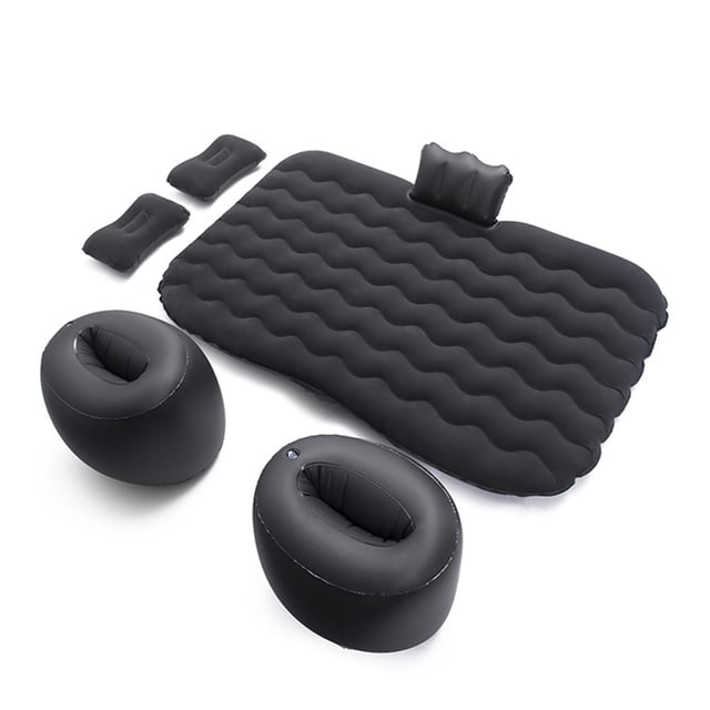 Colchón Inflable Para Automóvil Asiento Trasero Cama De Aire Para Automóvil Flocado Para Automóvil Suv Cama Inflable General Cama De Viaje seitruly VI012424-01