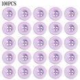 thumbnail image 1 of Botones de resina color caramelo 4 agujeros decoración hecha a mano para niños para manualidades de costura DIY 100 Piezas sidaley HA7573-10B, 1 of 6