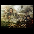 thumbnail image 2 of Boy's The Lord of the Rings Fellowship of the Ring Trilogy Movie Poster Pull Over Hoodie Black Medium, 2 of 4