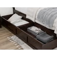 thumbnail image 6 of AFI Warren 14" Twin Wood Platform Bed Frame with Set of 2 Storage Drawers, Espresso, 6 of 13