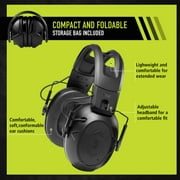 Peltor Sport Tactical 500 Electronic Hearing Protection Earmuffs, Bluetooth-Enabled, Black, NRR 25 dB