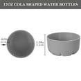 thumbnail image 2 of Linkidea 2 Pack Water Bottle Boot Compatible with 17oz ORIGINAL, BJPKPK, MIRA Cascade Cola Shaped Bottles, Silicone Bottle Bottom Sleeve Bumper Protector (Gray), 2 of 6