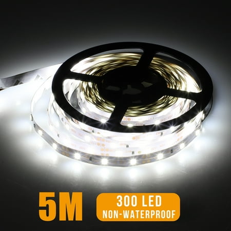 Waterproof Led Strip Lights 5m 16 4ft Smd 3528 Waterproof White