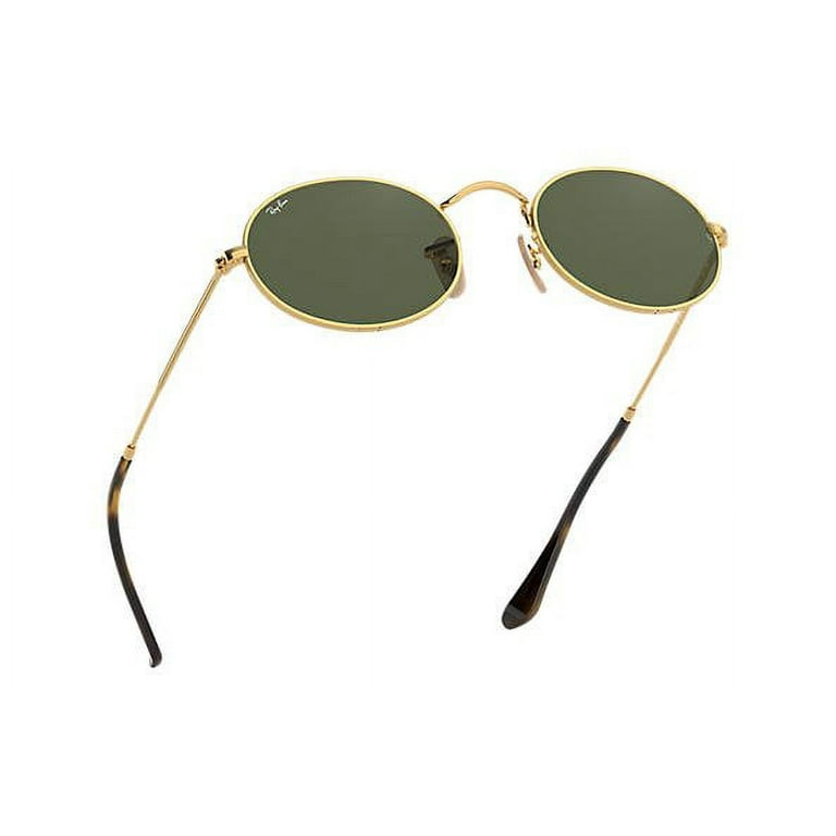 Ray Ban Oval Flat Lenses Green Classic G-15 Unisex Sunglasses RB3547N 001  51 | Sonnenbrillen