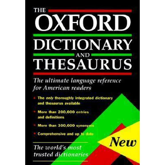 Pre-Owned The Oxford Dictionary and Thesaurus: The Ultimate Language Reference for American Readers (Hardcover) 0195099494 9780195099492