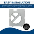 thumbnail image 3 of Kit de Motor para Extractor de Baño Broan-NuTone RE70BN 70 CFM, 3 of 7