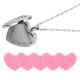 thumbnail image 2 of WORGEOUS 1 Juego de collar difusor de aceites esenciales decorativo con colgante de Aroma en forma de corazón para mujer, 2 of 8