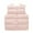 Pink, variant on AJZIOJIRO Toddler Girls Boys Winter down Vest for 1-6 Years Old Autumn Warm Sleeveless Jackets with Buttons Baby Puffer Padded V-Collar Coats