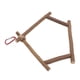 thumbnail image 1 of Percha De Madera Para Columpio Para Pájaros, Instalación De Gancho, Estructura Resistente, Molienda De Pies, Jaula Para Loros, Juguete Para Periquito Para Periquito, 1 of 7