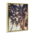 thumbnail image 4 of Stupell Industries Sunlit Palm Tree Plants & Flowers Photography Gold Floater Framed Canvas Art Print Wall Art, 25 x 31, 4 of 10
