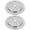 Silver, variant on Meijiashe Stainless Steel Dryer Vent Cover for Oven Ventilation (2pcs)