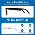 thumbnail image 3 of Smart AI Glasses – AI Interpretation Smart Glasses with Real-Time 160-Language Translation, Photochromic Lenses, Touch Controls, for Travel, Driving, Cycling, 3 of 8