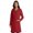 Red, variant on Women's 34" Lab Coat, 4 Button, 3 Pocket, Red, S