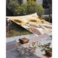 thumbnail image 3 of Sun Shade Sail 8'x10' Sunflower Rectangle Sun Shade Sails Canopy Waterproof Pink Rose Butterfly Flower Vintage Outdoor Sunshades Sand UV Block Cover Shades Cloth for Patio Backyard Garden Deck Porch, 3 of 9