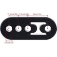 thumbnail image 3 of Colgador de escape de goma Brillar soporte de buje aislante ajustable Universal 4 orificios 2 uds, 3 of 4