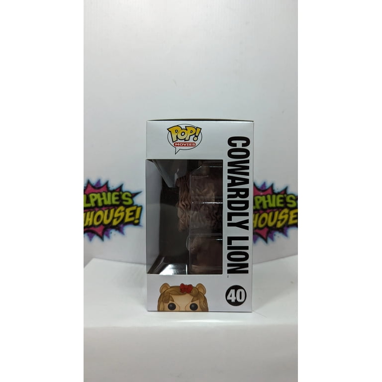 Funko Pop! Movies: El Mago De Oz – León Cobarde Edición Afelpada, Figura De Vinilo Coleccionable Con Probabilidad 1/6 De Encontrar La Variante Chase Rara