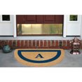 thumbnail image 2 of Single Picture Frame Blue 22" x 36" Half Round HeavyDuty Coir Doormat - Monogrammed A, 2 of 5