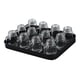 thumbnail image 1 of Juego de 12 vasos de con bandeja de soporte, vasos, tarros, cócteles, vasos para eventos, aniversario, 1 of 6